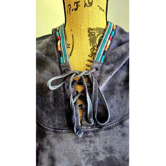 Sundance Moonlight Sky Tie Dye Hoodie Embroidered Anthropology Women's SZ:S - Picture 11 of 11